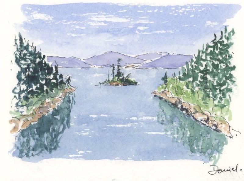 Un lac au Qubec Un lac au Qubec